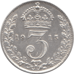 1915 THREEPENCE ( EF ) - THREEPENCE - Cambridgeshire Coins
