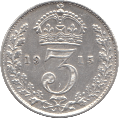 1915 THREEPENCE ( EF ) - THREEPENCE - Cambridgeshire Coins