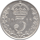 1915 THREEPENCE ( EF ) - THREEPENCE - Cambridgeshire Coins