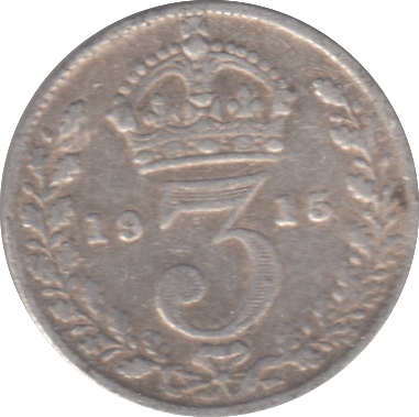 1915 THREEPENCE ( FINE ) - THREEPENCE - Cambridgeshire Coins