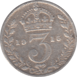 1915 THREEPENCE ( FINE ) - THREEPENCE - Cambridgeshire Coins