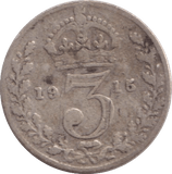 1915 THREEPENCE ( FINE ) - WORLD COINS - Cambridgeshire Coins