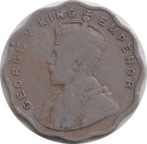1916 1 ANNA INDIA - WORLD COINS - Cambridgeshire Coins