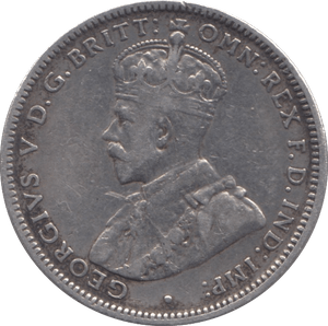 1916 AUSTRALIA SILVER ONE SHILLING - SILVER WORLD COINS - Cambridgeshire Coins