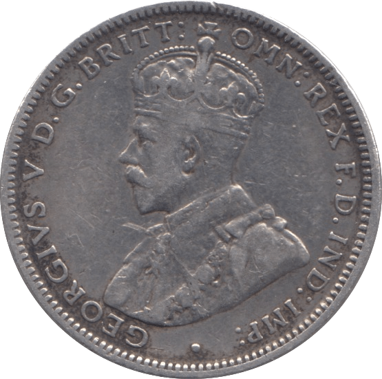 1916 AUSTRALIA SILVER ONE SHILLING - SILVER WORLD COINS - Cambridgeshire Coins