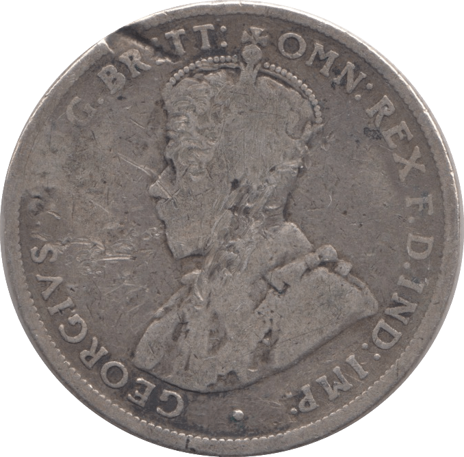 1916 AUSTRALIA SILVER TWO SHILLINGS - SILVER WORLD COINS - Cambridgeshire Coins