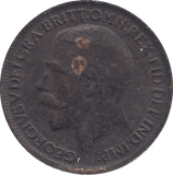 1916 FARTHING ( AUNC ) - FARTHING - Cambridgeshire Coins