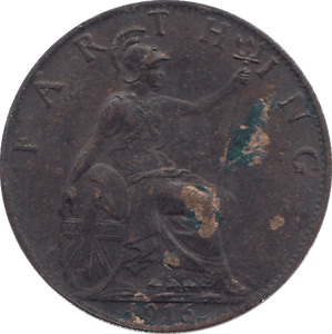 1916 FARTHING ( AUNC ) - FARTHING - Cambridgeshire Coins