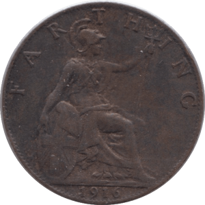 1916 FARTHING ( EF ) - Farthing - Cambridgeshire Coins
