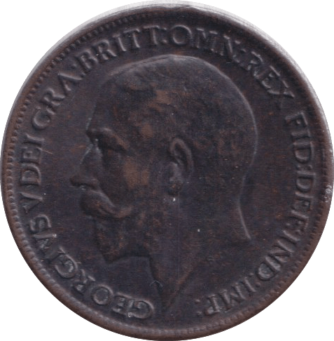1916 FARTHING ( EF ) - FARTHING - Cambridgeshire Coins
