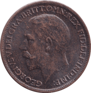 1916 FARTHING ( EF ) - Farthing - Cambridgeshire Coins