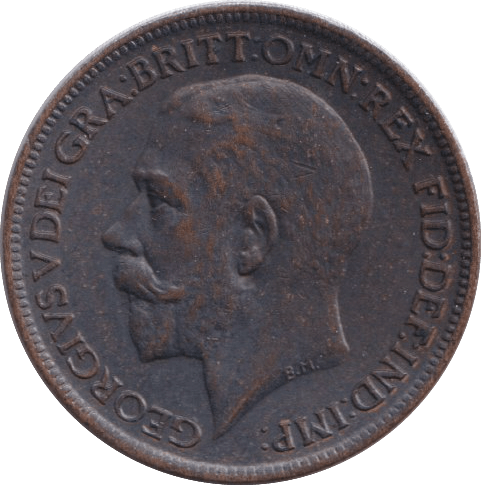 1916 FARTHING ( EF ) - FARTHING - Cambridgeshire Coins