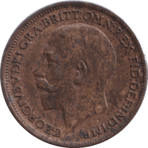 1916 FARTHING ( FINE ) - FARTHING - Cambridgeshire Coins