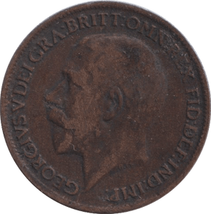 1916 FARTHING ( FINE ) - FARTHING - Cambridgeshire Coins