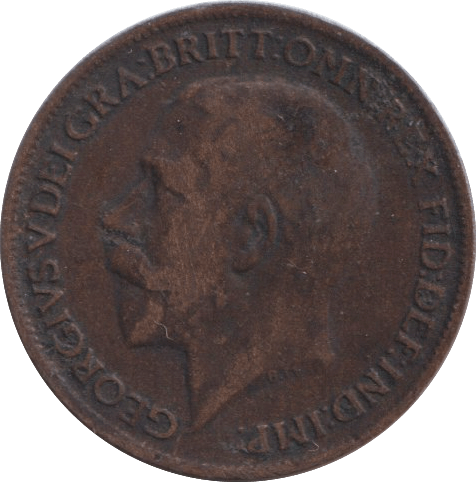 1916 FARTHING ( FINE ) - FARTHING - Cambridgeshire Coins