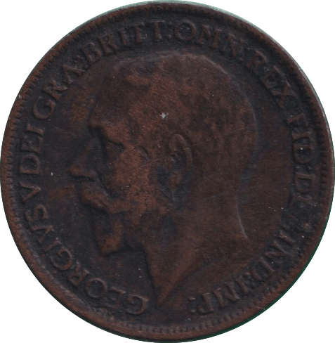1916 FARTHING ( GF ) - FARTHING - Cambridgeshire Coins