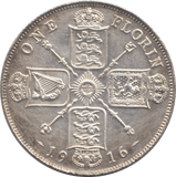 1916 FLORIN ( AUNC ) - FLORIN - Cambridgeshire Coins