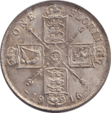 1916 FLORIN ( EF ) - FLORIN - Cambridgeshire Coins