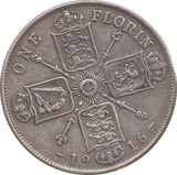 1916 FLORIN ( GF ) - FLORIN - Cambridgeshire Coins