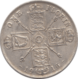 1916 FLORIN ( VF ) - FLORIN - Cambridgeshire Coins