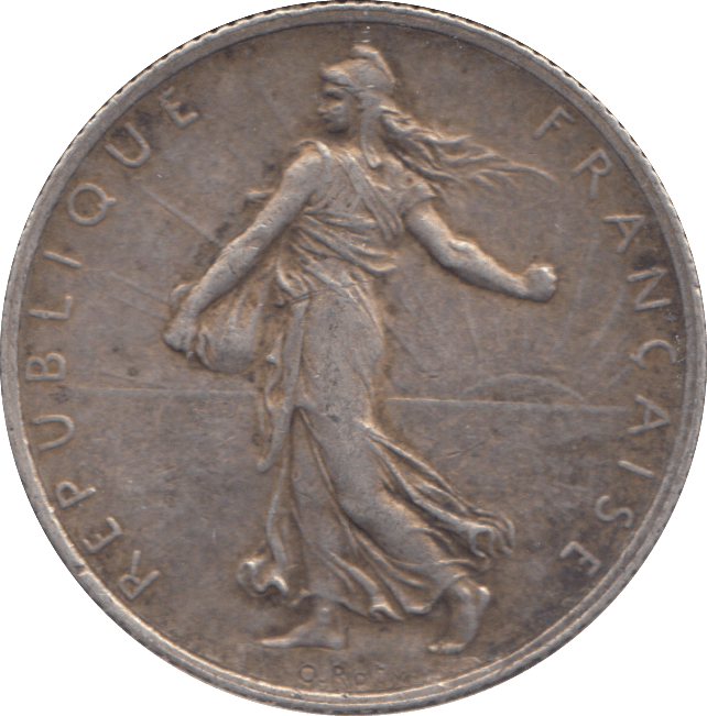1916 FRANCE 2 FRANC - WORLD COINS - Cambridgeshire Coins