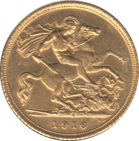 1916 GOLD HALF SOVEREIGN SYDNEY MINT ( AUNC ) - HALF SOVEREIGN - Cambridgeshire Coins