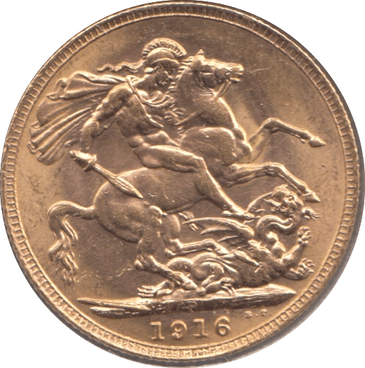 1916 GOLD SOVEREIGN ( AUNC ) PERTH MINT - Sovereign - Cambridgeshire Coins