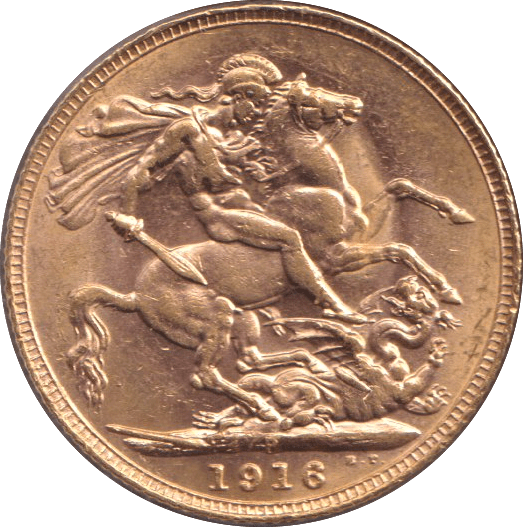 1916 GOLD SOVEREIGN ( AUNC ) PERTH MINT - SOVEREIGN - Cambridgeshire Coins