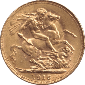 1916 GOLD SOVEREIGN ( EF ) PERTH MINT - SOVEREIGN - Cambridgeshire Coins