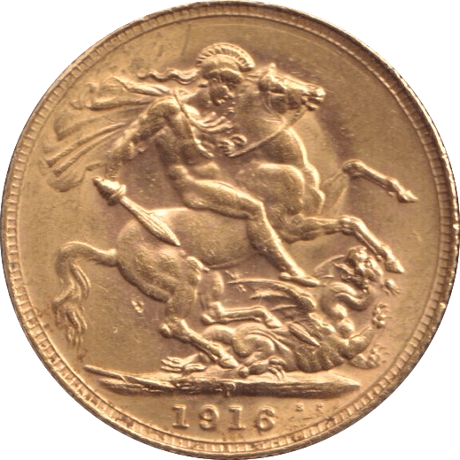 1916 GOLD SOVEREIGN ( EF ) PERTH MINT - SOVEREIGN - Cambridgeshire Coins