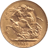 1916 GOLD SOVEREIGN ( EF ) PERTH MINT - SOVEREIGN - Cambridgeshire Coins