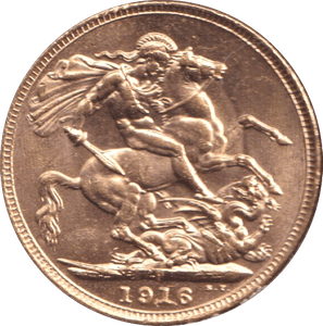 1916 GOLD SOVEREIGN ( UNC ) PERTH MINT - SOVEREIGN - Cambridgeshire Coins