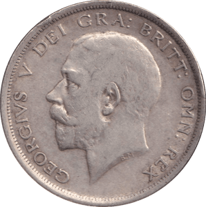 1916 HALF CROWN ( VF ) - HALF FARTHING - Cambridgeshire Coins