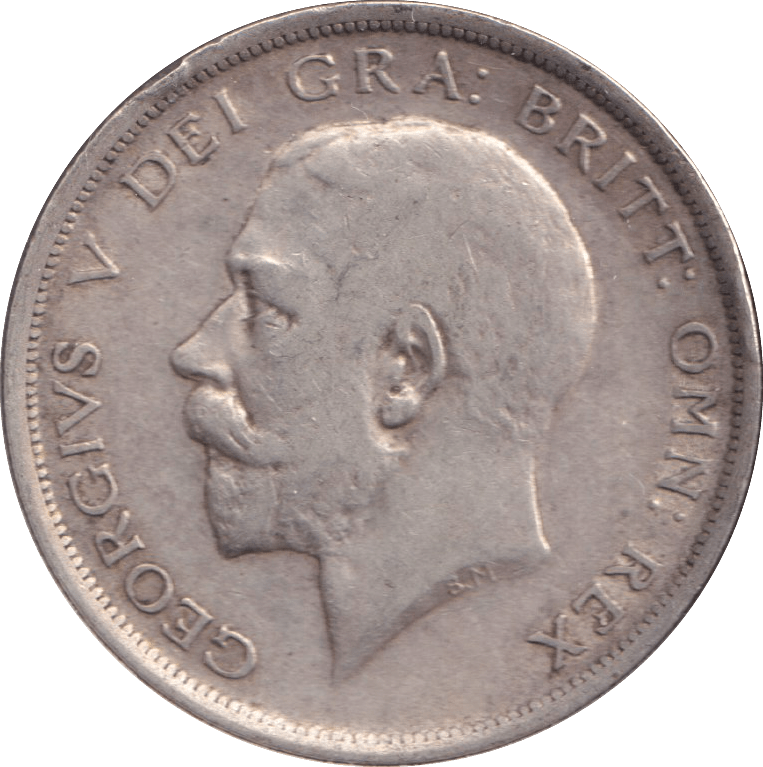 1916 HALF CROWN ( VF ) - HALF FARTHING - Cambridgeshire Coins