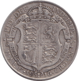 1916 HALFCROWN 1 ( FINE ) - HALFCROWN - Cambridgeshire Coins