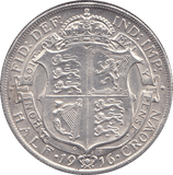 1916 HALFCROWN ( AUNC ) - HALFCROWN - Cambridgeshire Coins