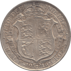 1916 HALFCROWN ( EF ) - HALFCROWN - Cambridgeshire Coins