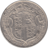 1916 HALFCROWN ( EF ) - HALFCROWN - Cambridgeshire Coins