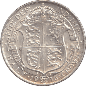 1916 HALFCROWN ( EF ) - HALFCROWN - Cambridgeshire Coins