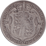 1916 HALFCROWN ( F ) - HALFCROWN - Cambridgeshire Coins