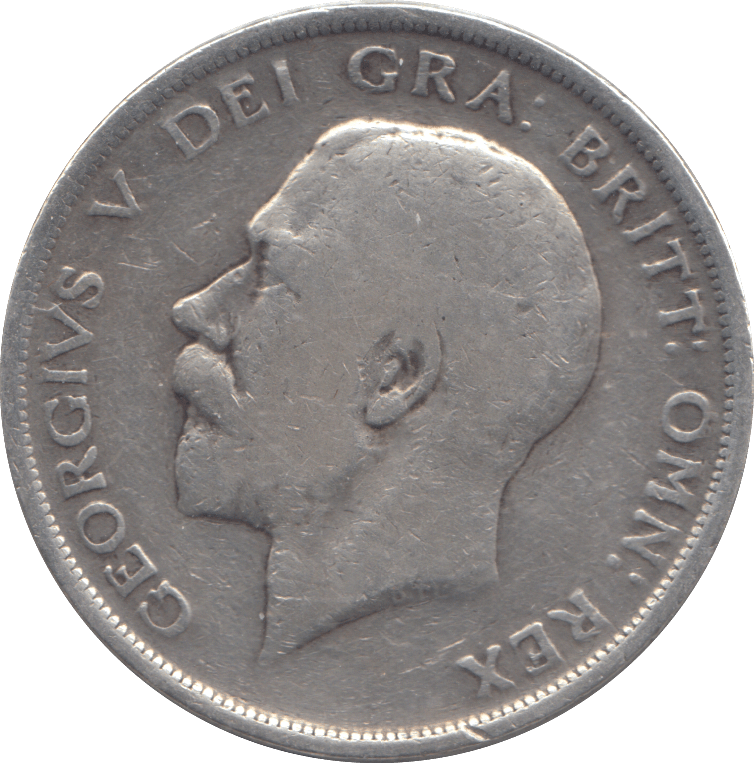 1916 HALFCROWN ( FINE ) - Halfcrown - Cambridgeshire Coins