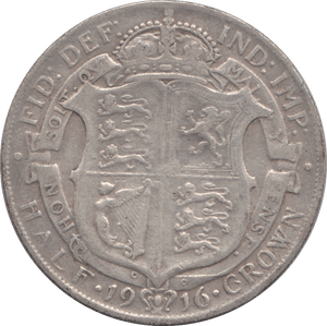 1916 HALFCROWN ( GF ) - HALFCROWN - Cambridgeshire Coins