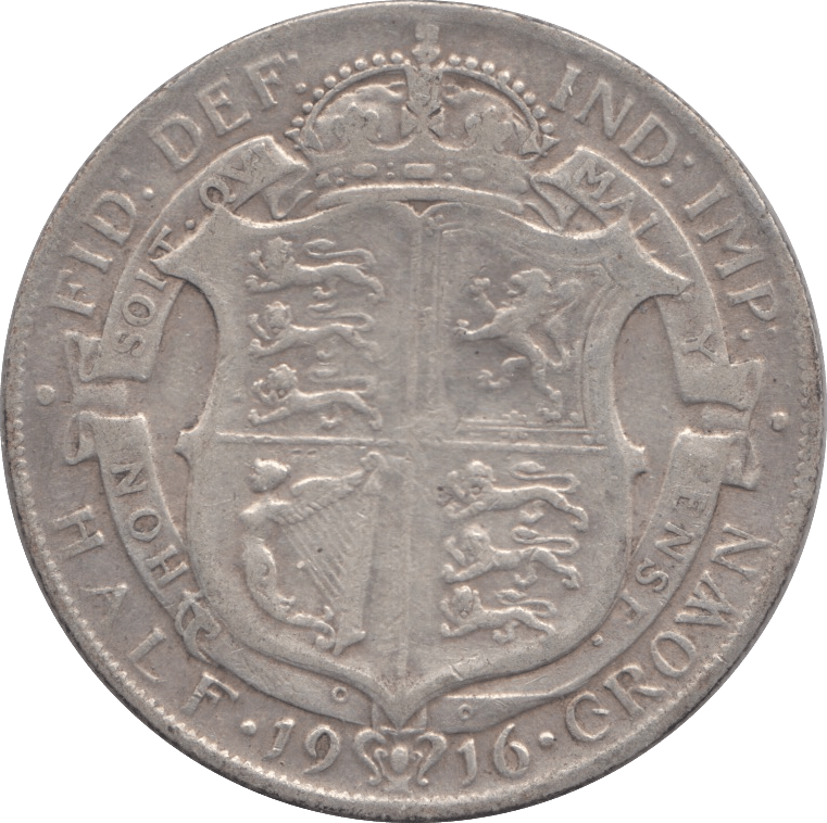 1916 HALFCROWN ( GF ) - HALFCROWN - Cambridgeshire Coins