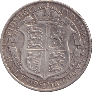 1916 HALFCROWN ( GF ) - HALFCROWN - Cambridgeshire Coins