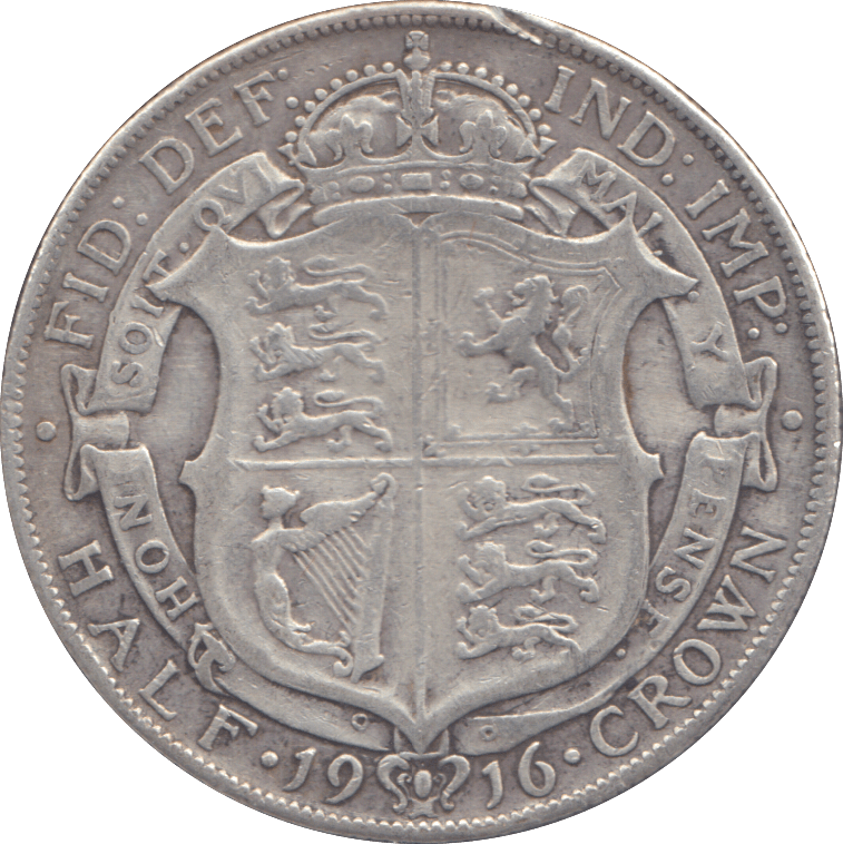 1916 HALFCROWN ( GF ) - HALFCROWN - Cambridgeshire Coins