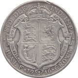 1916 HALFCROWN ( GF ) - HALFCROWN - Cambridgeshire Coins
