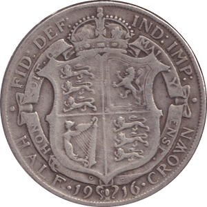 1916 HALFCROWN ( GF ) - HALFCROWN - Cambridgeshire Coins