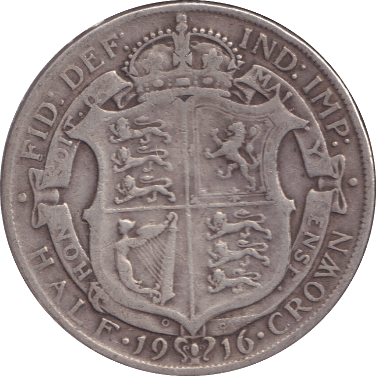 1916 HALFCROWN ( GF ) - HALFCROWN - Cambridgeshire Coins