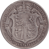 1916 HALFCROWN ( GF ) - HALFCROWN - Cambridgeshire Coins