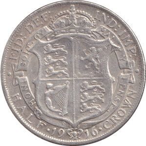 1916 HALFCROWN ( GF ) - HALFCROWN - Cambridgeshire Coins
